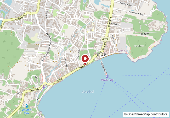 Map: Rawayana Beachfront Village, Rawai beachfront