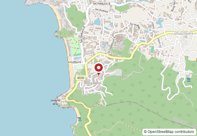Map: The Title Biancana, Surin / Bang Tao